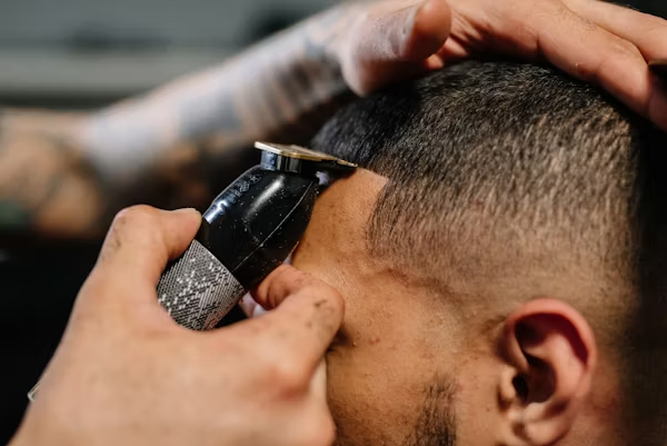 Skin fade hos Din Frisørsalong